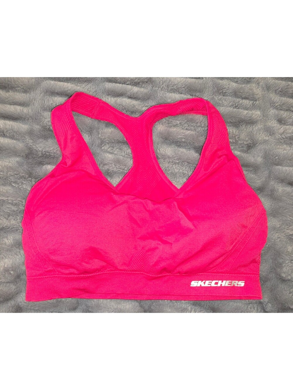 Skechers pink sports bra